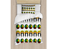 Colorful Reggae Duvet Cover Set