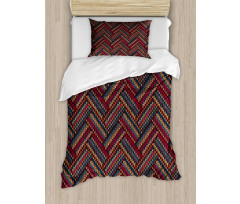 Herringbone Lines Duvet Cover Set