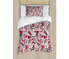 Blooming Spring Branches Duvet Cover Set