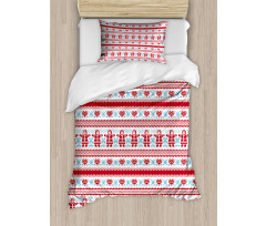 Xmas Inspired Ornament Duvet Cover Set