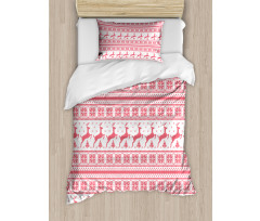 Winter Time Reindeers Duvet Cover Set