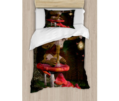 Mythical Fairy Mushroom Duvet Cover Set