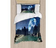 Earth from Alien Shores Duvet Cover Set