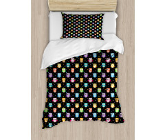Funny Confused Serious Duvet Cover Set
