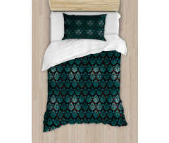 Grungy Swirls Duvet Cover Set