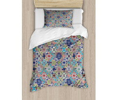 Colorful Floral Set Duvet Cover Set