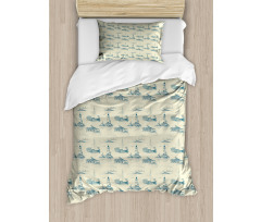 Summertime Lines Duvet Cover Set