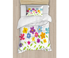 Colorful Foliage Duvet Cover Set