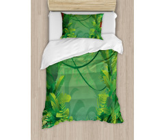 Hawaiian Rainforest Duvet Cover Set