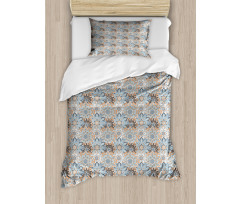 Vintage Style Flourish Duvet Cover Set