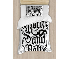 Vintage Rock 'n' Roll Duvet Cover Set