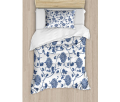 Chinese Garden Traditional Duvet Cover Set