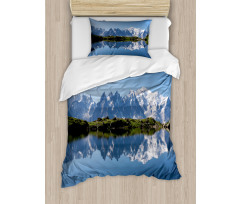 Mont Blanc Alps France Duvet Cover Set