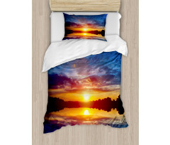 Dreamy Sunset Scenery Duvet Cover Set
