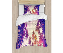 Tropic Island Sunset Duvet Cover Set