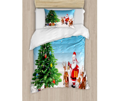 Jingle Bells Tree Duvet Cover Set