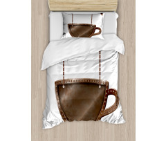 Rusty Cup Singboard Duvet Cover Set