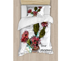 Tropical Window Garden Duvet Cover Set