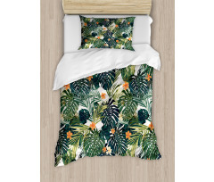 Colorful Polynesia Plant Duvet Cover Set