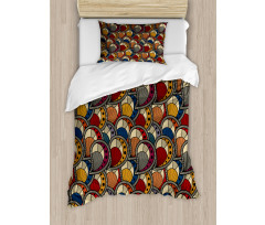 Abstract Paisley Motifs Duvet Cover Set