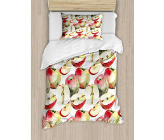 Organic Mclntosh Fruits Duvet Cover Set