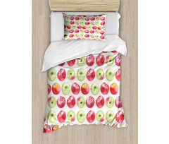 Watercolor Granny Smith Duvet Cover Set