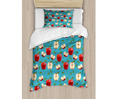 Red Delicious Healty Food Duvet Cover Set