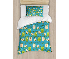 Raw Granny Smith Fruits Duvet Cover Set