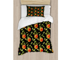 Hand Drawn Tree Branches Duvet Cover Set