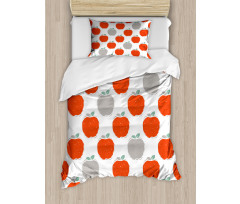 Doodle Style Fruit Duvet Cover Set