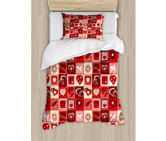 Valentines Day Theme Hearts Duvet Cover Set