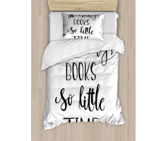 Inspirational Modern Words Duvet Cover Set