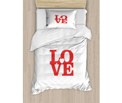 Valentines Day Romance Duvet Cover Set