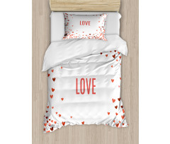 Romance Illustration Heart Duvet Cover Set