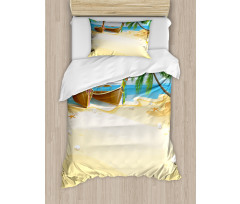 Paradise Island Tropical Duvet Cover Set