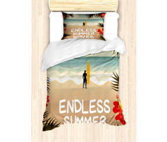 Colorful Hippie Beach Theme Duvet Cover Set