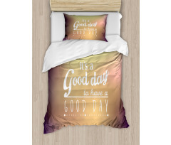 Day Words Duvet Cover Set