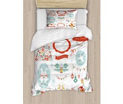 Cheerful Graphic Duvet Cover Set
