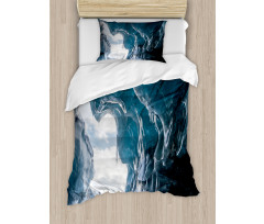 Vatnajokull in Iceland Duvet Cover Set