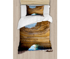 Sea Cave Benagil Portugal Duvet Cover Set