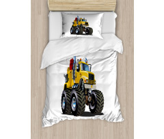 Giant Wheeled Monster Car Duvet Cover Set