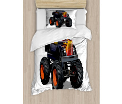 Flame Pattern Pickup Duvet Cover Set