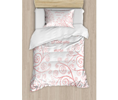 Swirls Love in Spring Duvet Cover Set