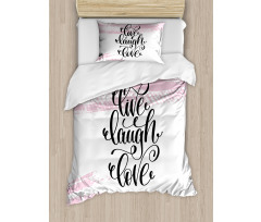 Abstract Pink Tone Duvet Cover Set