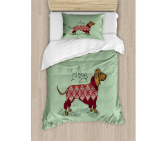 Animal in Clothes Duvet Cover Set