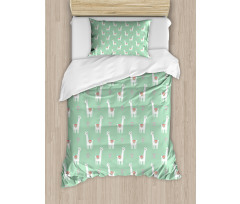 Candy Cane Hearts Duvet Cover Set