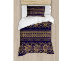 Damask Border Duvet Cover Set