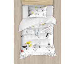 Traveling into the Space Duvet Cover Set