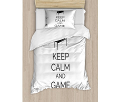 Pinball Machine Fun Duvet Cover Set