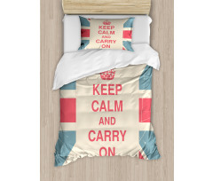 Carry on British Flag Duvet Cover Set